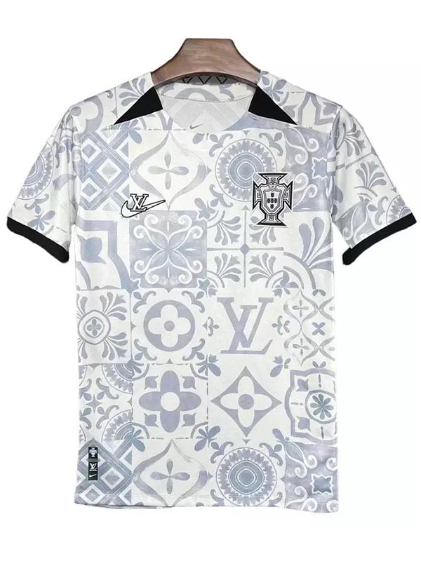 Portugal LV maillot de football édition spéciale édition limitée uniforme blanc kit de football pour hommes hauts chemise de sport 2025-2026